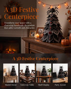 Halloween Quilted Fabric Tree Kit – DIY 3D Centerpiece Sewing Craft